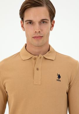 Erkek Camel Basic Sweatshirt - 50289062345