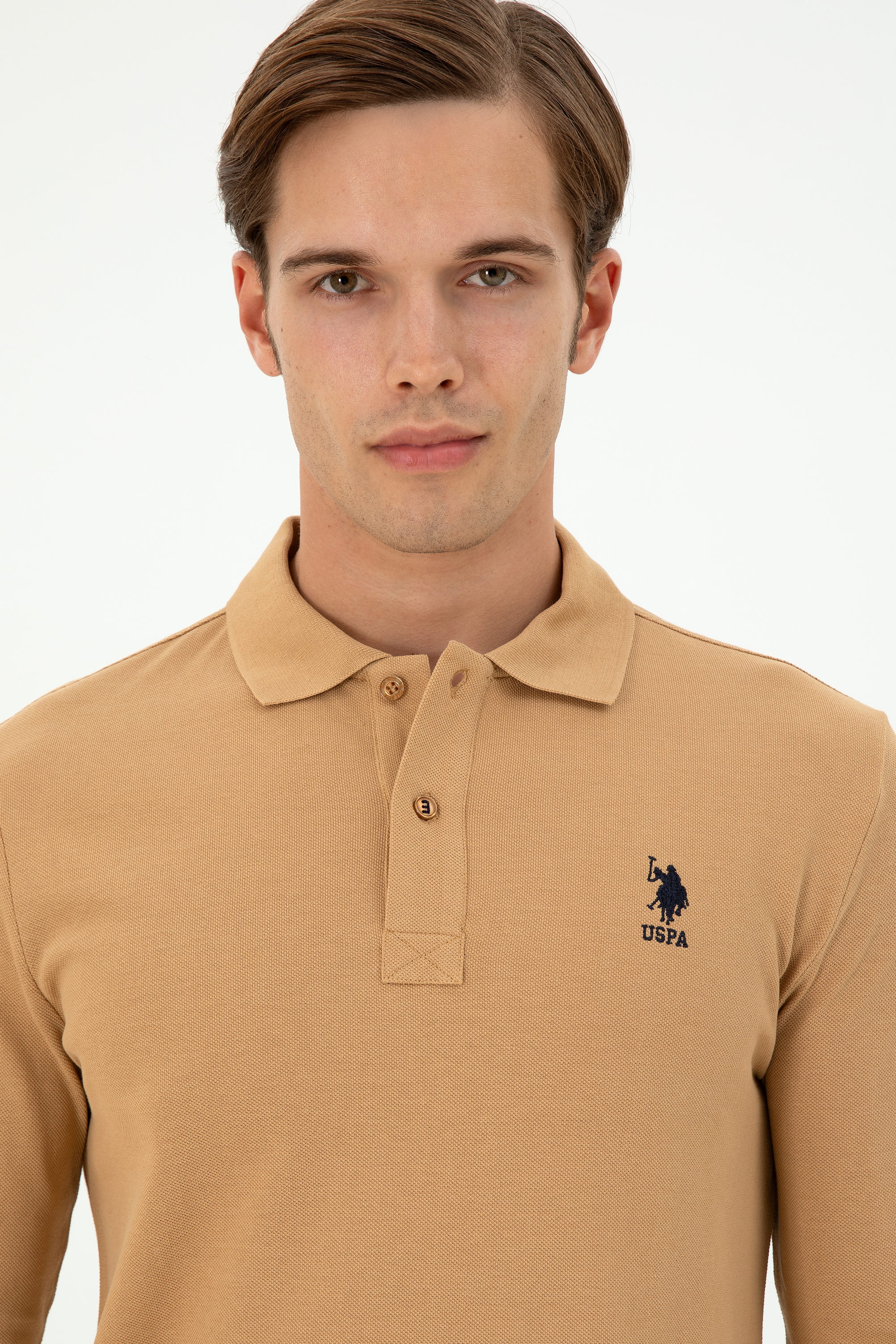 Erkek Camel Basic Sweatshirt