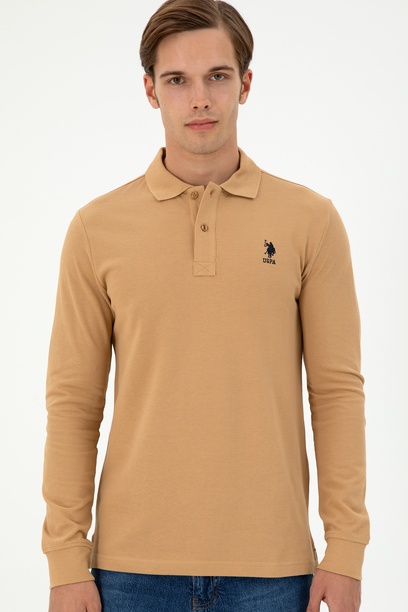 Erkek Camel Basic Sweatshirt