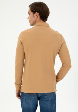 Erkek Camel Basic Sweatshirt - 50289062345