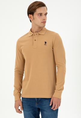 Erkek Camel Basic Sweatshirt - 50289062345