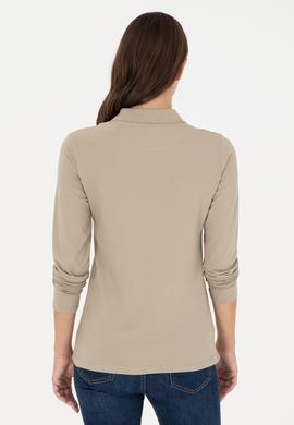 Kadın Açık Haki Basic Sweatshirt - 50289541222