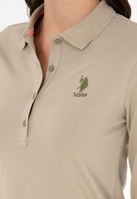 Kadın Açık Haki Basic Sweatshirt - 50289541222