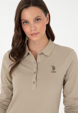 Kadın Açık Haki Basic Sweatshirt - 50289541222