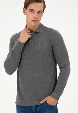 Erkek Antrasit Melanj Basic Sweatshirt - 50289062076