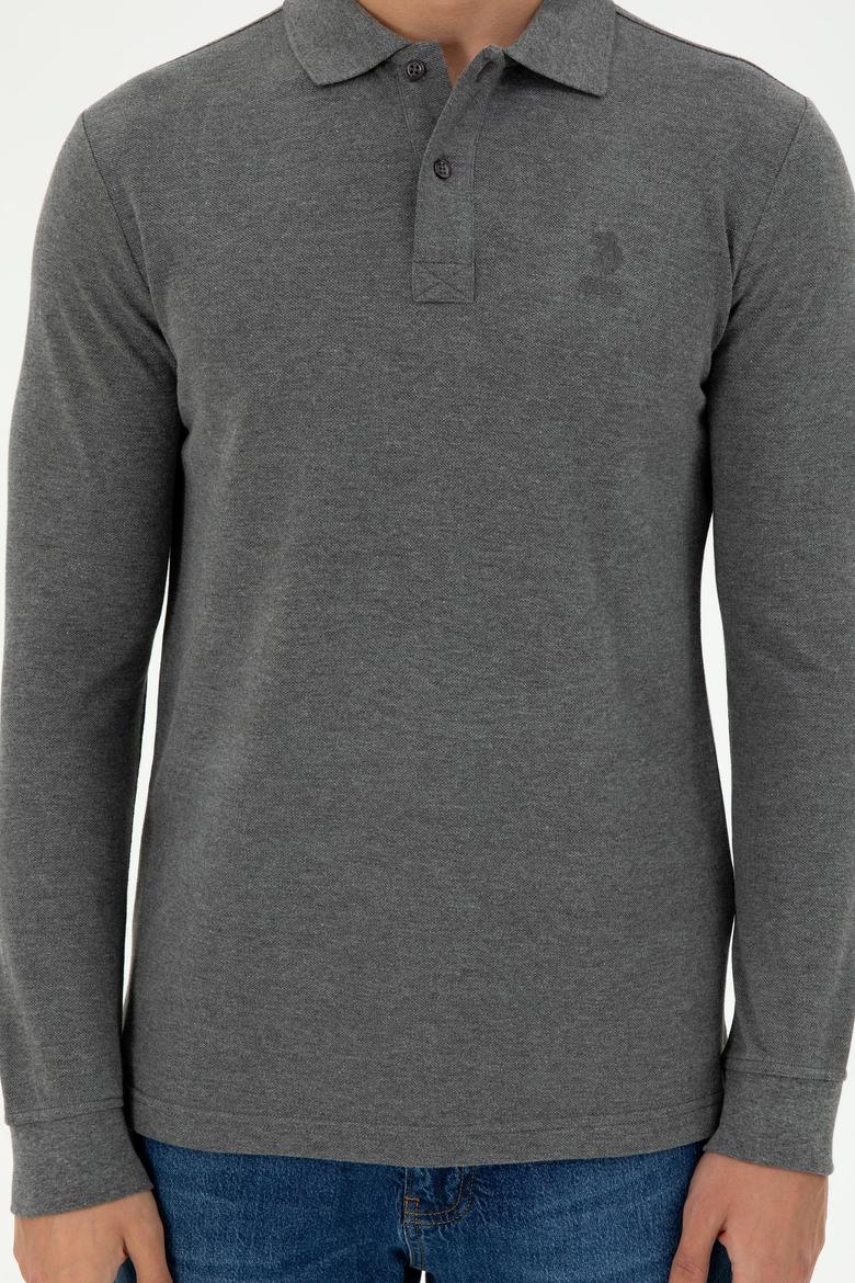 Erkek Antrasit Melanj Basic Sweatshirt - 50289062076