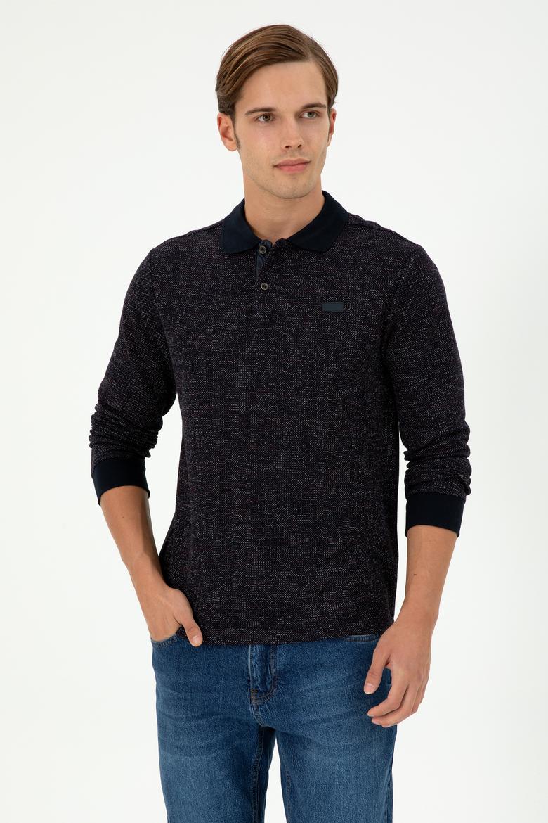 Erkek Lacivert Sweatshirt