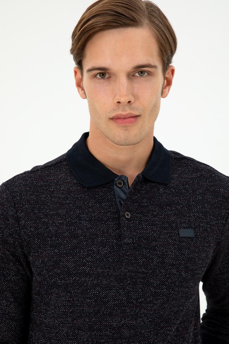 Erkek Lacivert Sweatshirt - 50290755009