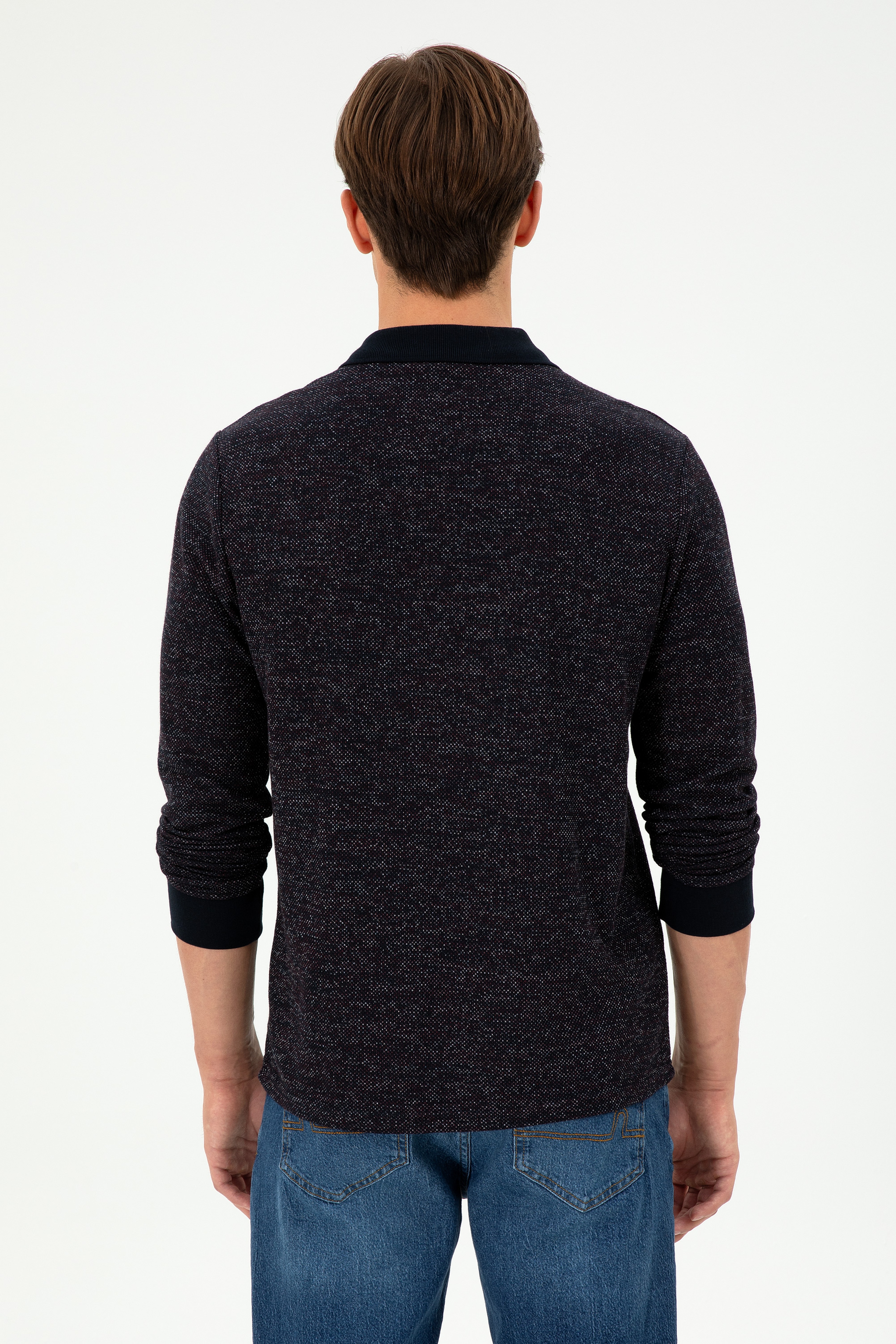 Erkek Lacivert Sweatshirt