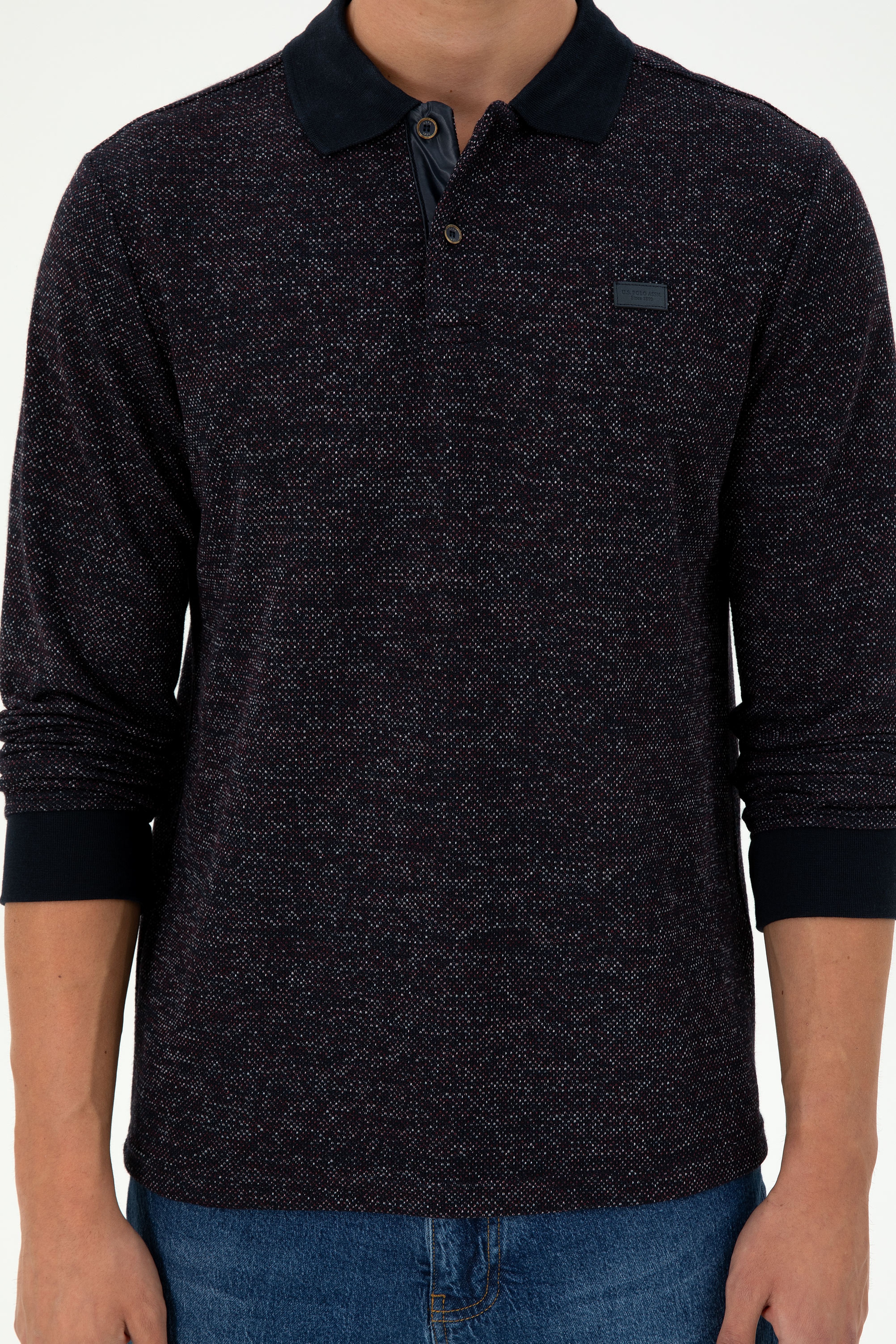 Erkek Lacivert Sweatshirt - Image 6