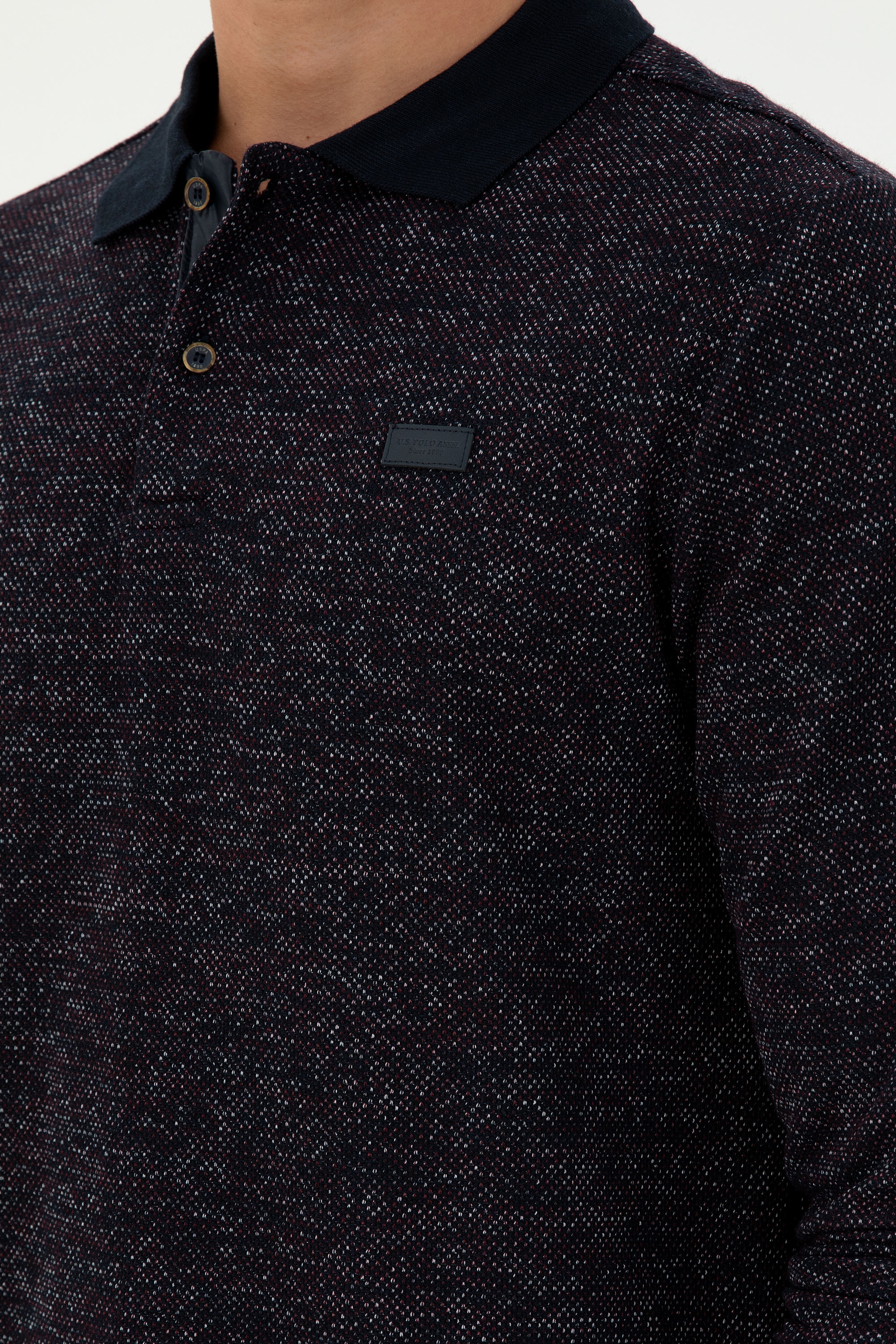 Erkek Lacivert Sweatshirt - Image 7