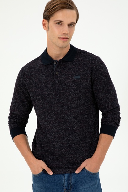 Erkek Lacivert Sweatshirt