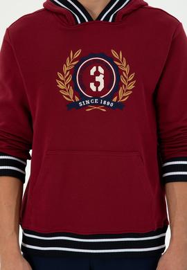 Erkek Bordo Sweatshirt - 50290758027
