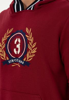 Erkek Bordo Sweatshirt - 50290758027