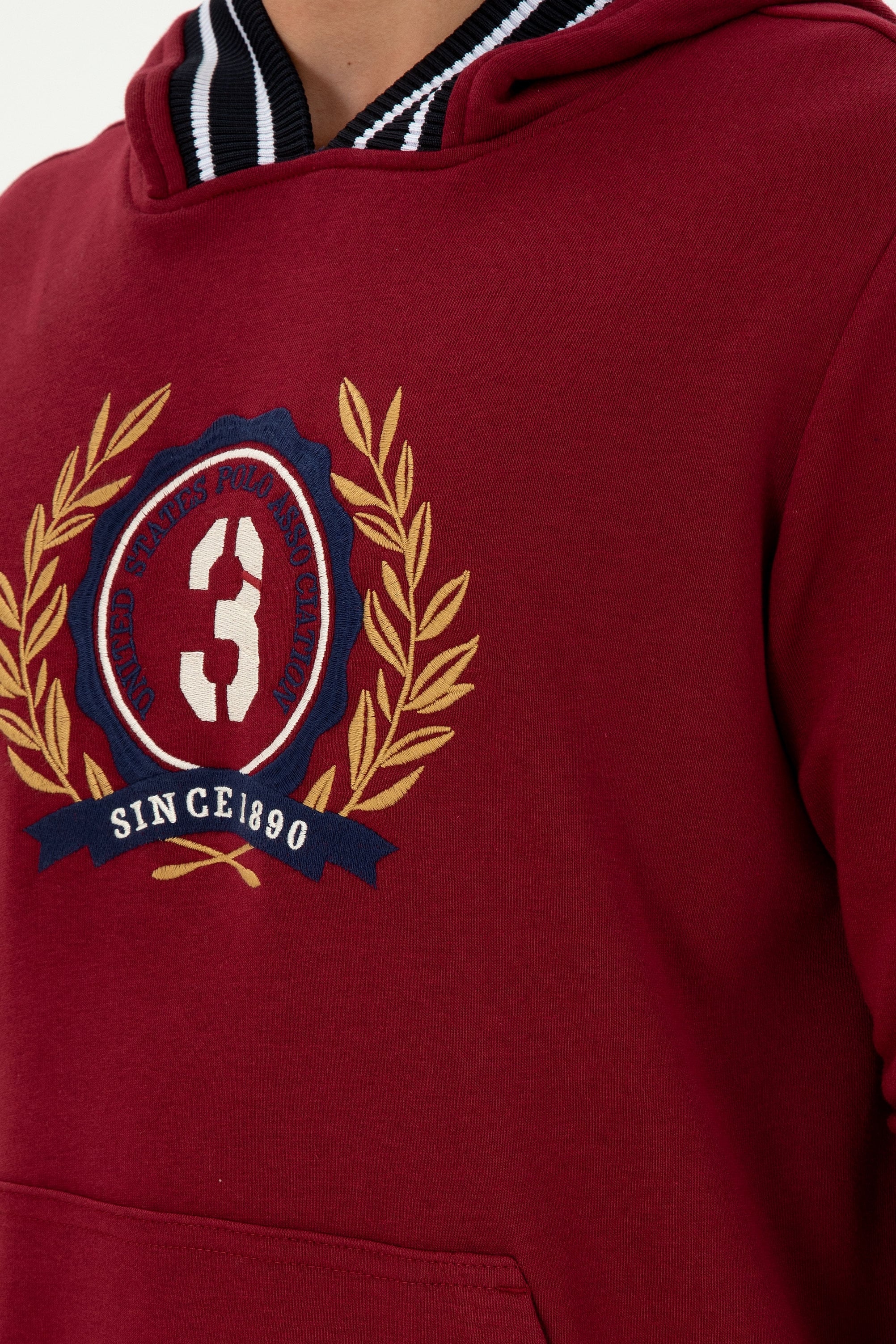 Erkek Bordo Sweatshirt