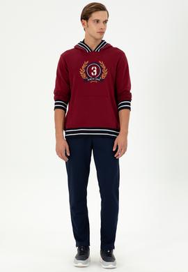 Erkek Bordo Sweatshirt - 50290758027