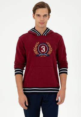 Erkek Bordo Sweatshirt - 50290758027