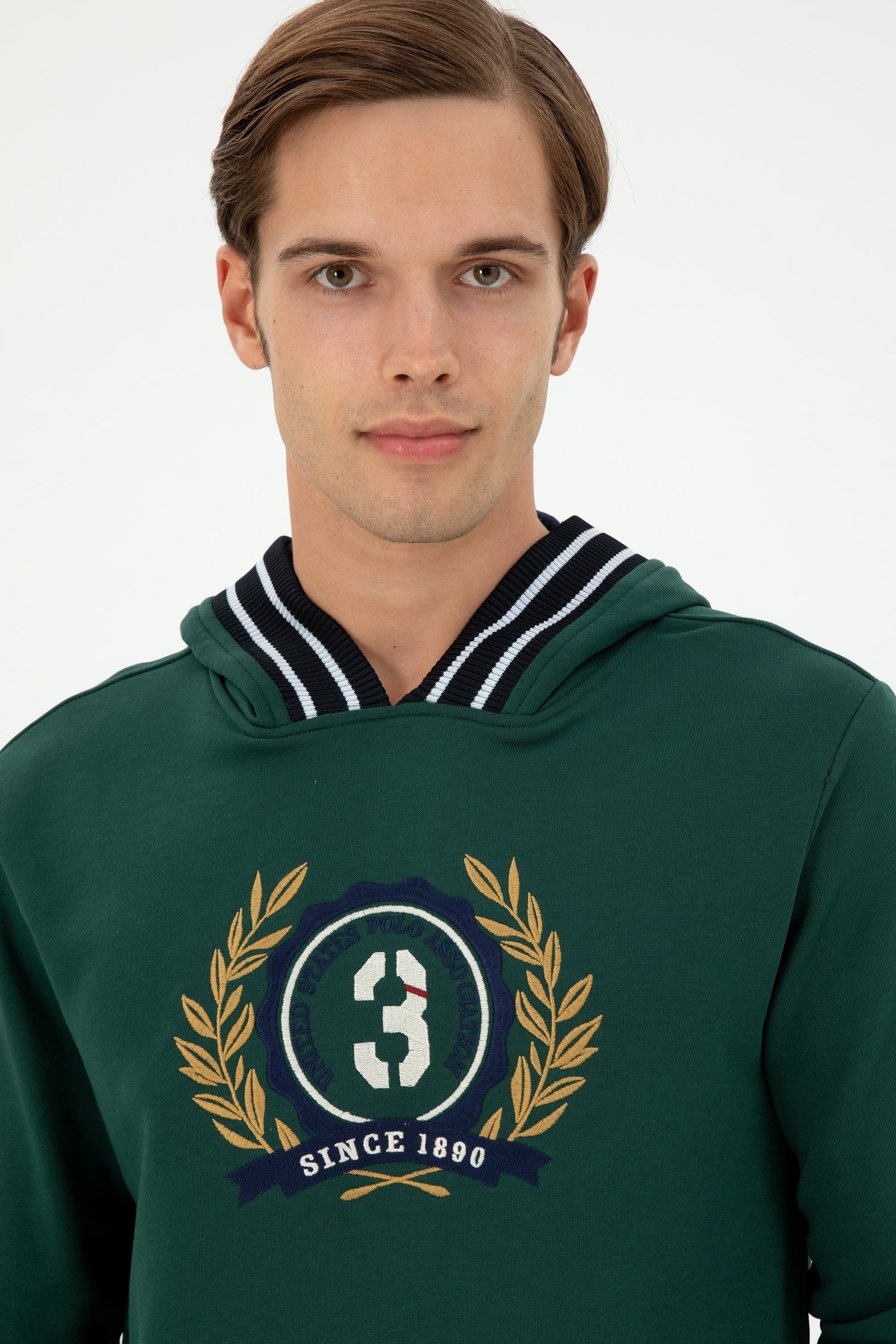 Erkek Koyu Yeşil Sweatshirt - Image 2