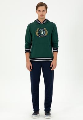 Erkek Koyu Yeşil Sweatshirt - 50290758037