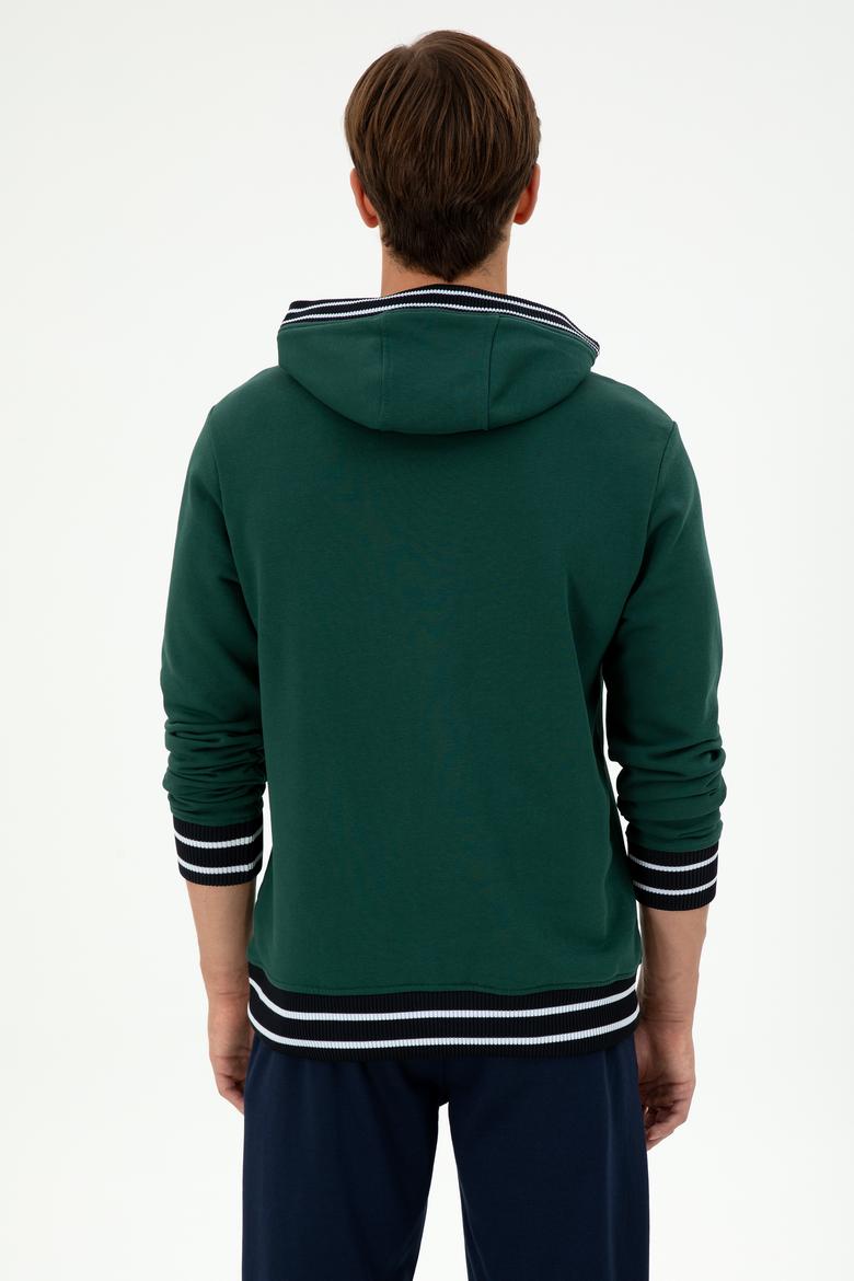 Erkek Koyu Yeşil Sweatshirt - 50290758037