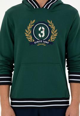 Erkek Koyu Yeşil Sweatshirt - 50290758037