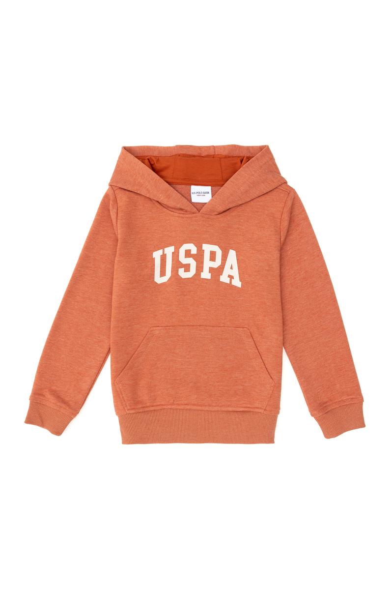Erkek Çocuk Tarçın Basic Kapüşonlu Sweatshirt