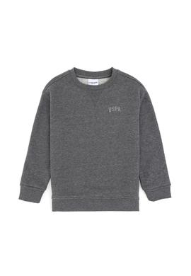 Erkek Çocuk Antrasit Basic Bisiklet Yaka Sweatshirt - 50295151112
