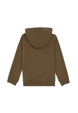 Erkek Çocuk Haki Basic Kapüşonlu Sweatshirt - 50293609036
