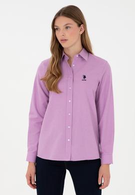 Kadın Lila Uzun Kollu Gömlek - 50297012005