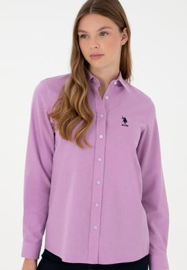 Kadın Lila Uzun Kollu Gömlek - 50297012005