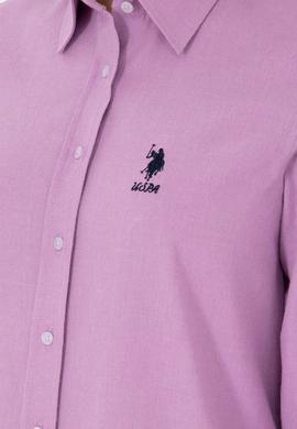 Kadın Lila Uzun Kollu Gömlek - 50297012005