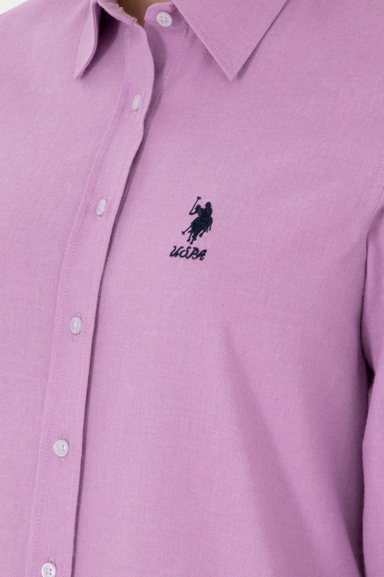 Kadın Lila Uzun Kollu Gömlek - 50297012005