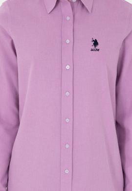 Kadın Lila Uzun Kollu Gömlek - 50297012005
