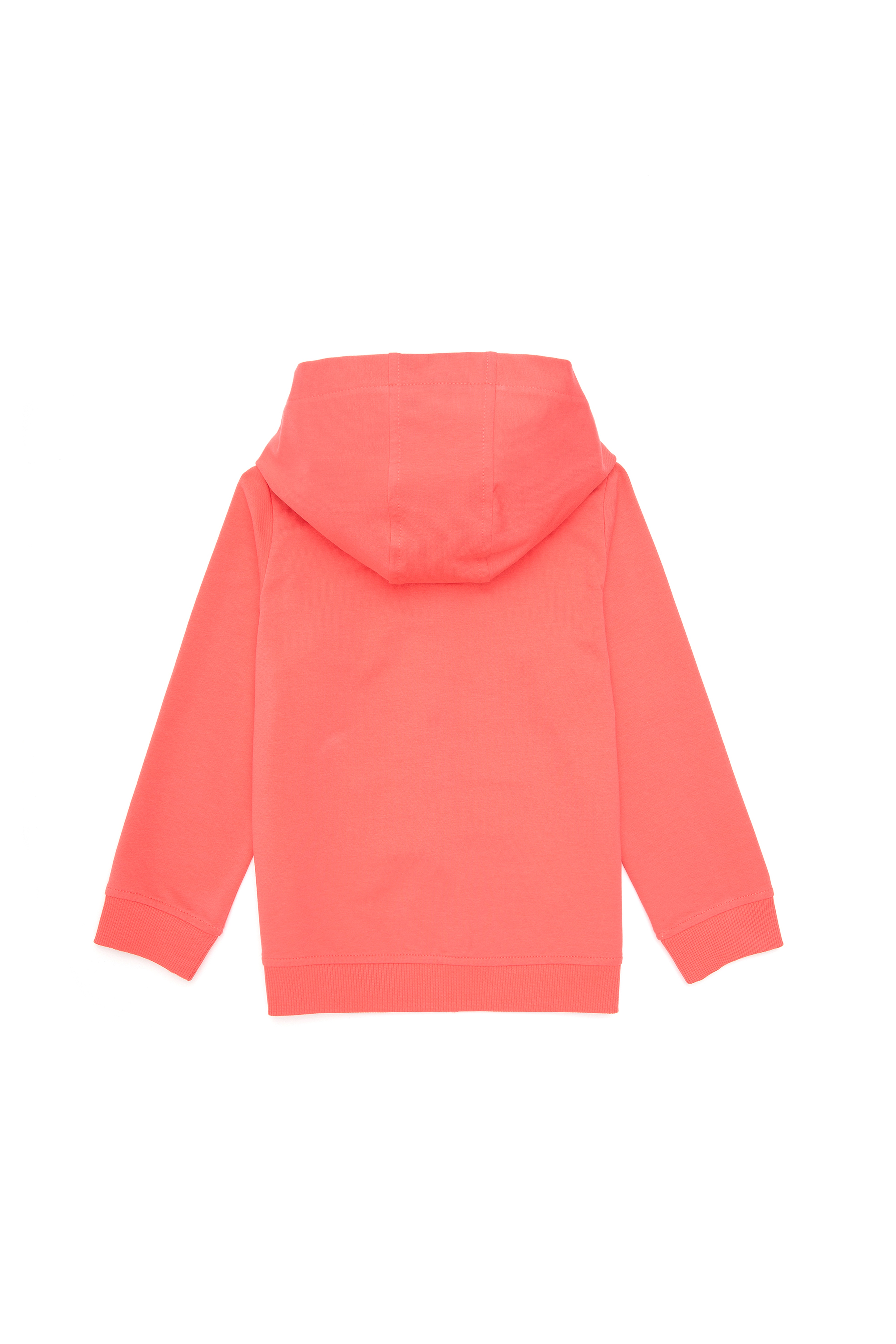 Kız Çocuk Nar Çiçeği Fermuarlı Sweatshirt - Image 2
