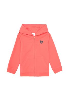 Kız Çocuk Nar Çiçeği Fermuarlı Sweatshirt - 50296942037