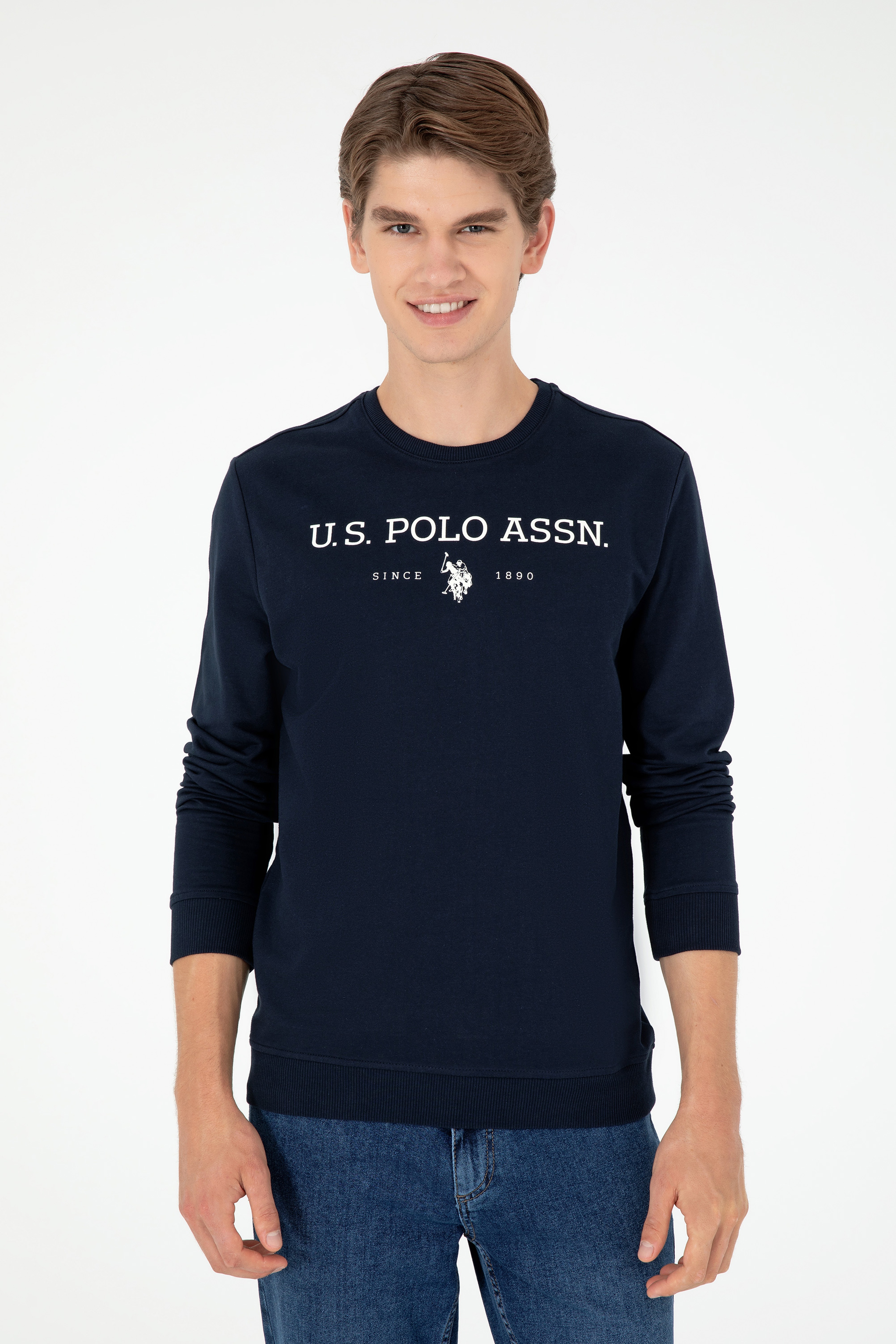 Erkek Lacivert Sweatshirt