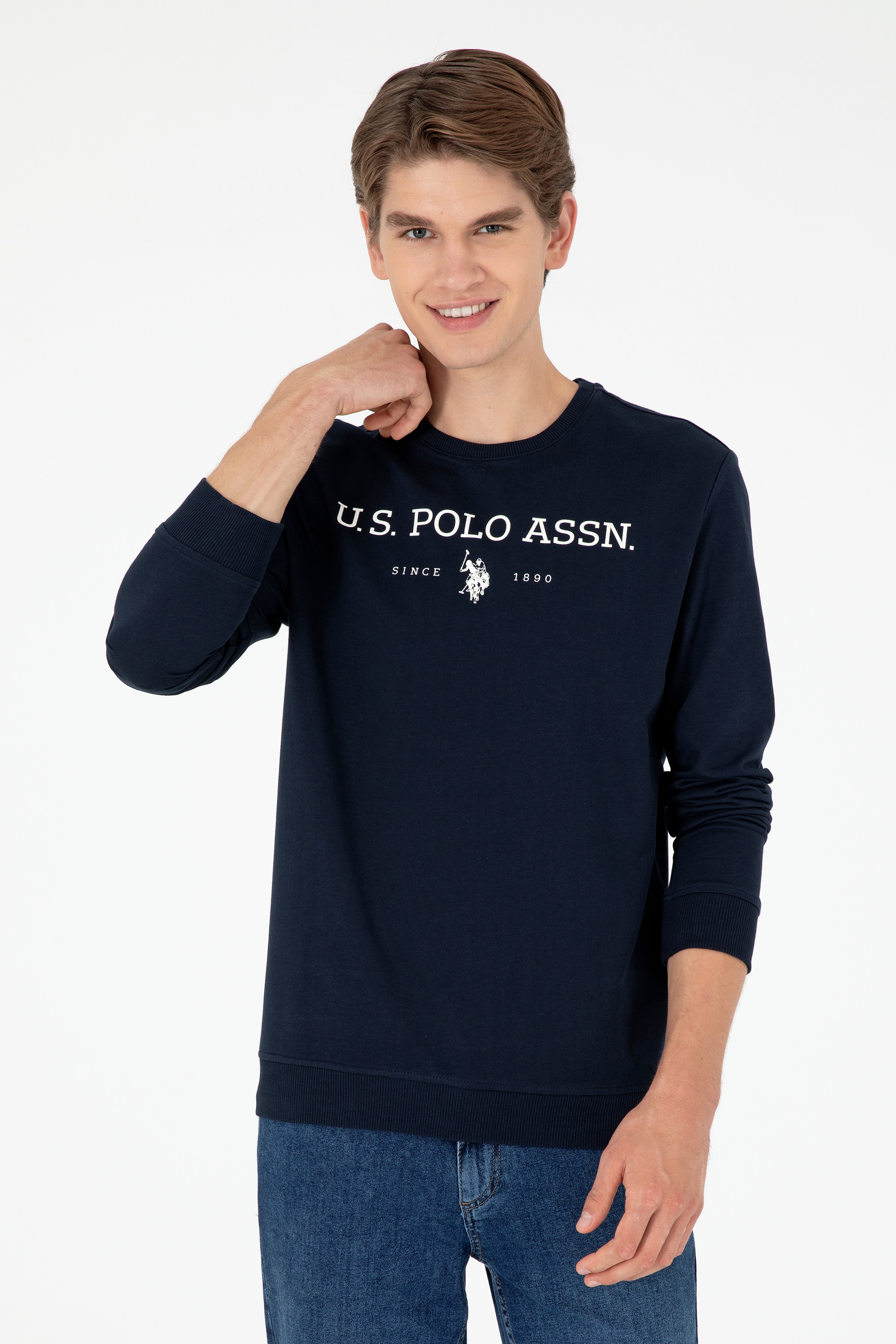 Erkek Lacivert Sweatshirt