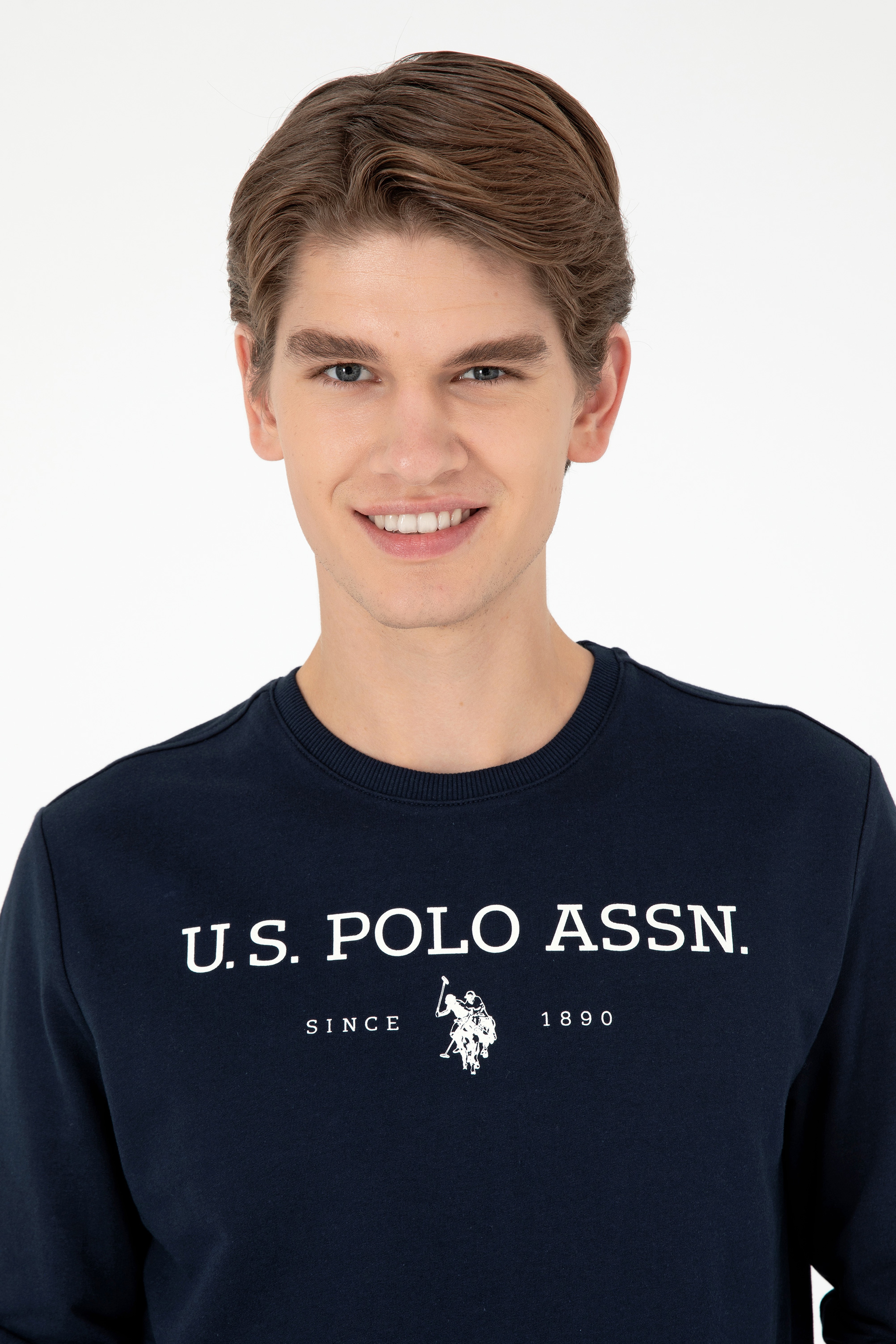 Erkek Lacivert Sweatshirt - Image 2