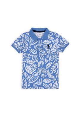 Erkek Çocuk Koyu Mavi Polo Yaka Tişört - 50288128002