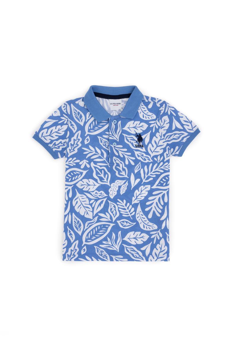 Erkek Çocuk Koyu Mavi Polo Yaka Tişört - 50288128002