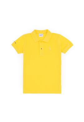 Erkek Çocuk Sarı Basic Polo Yaka Tişört - 50279572155