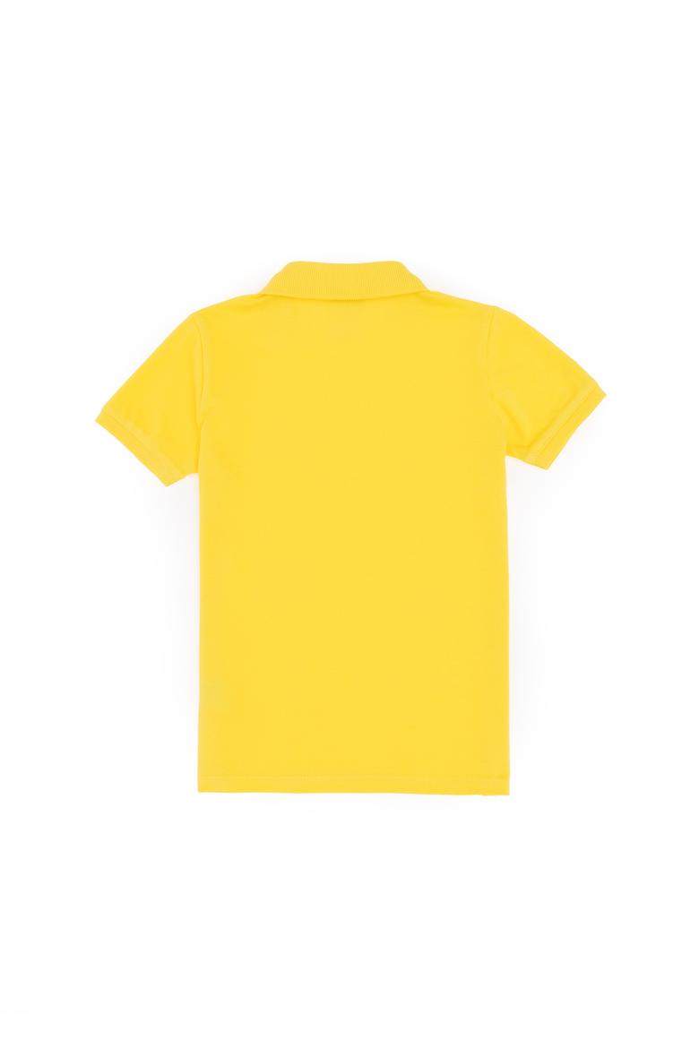 Erkek Çocuk Sarı Basic Polo Yaka Tişört - 50279572155