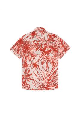 Erkek Çocuk Pudra Kısa Kollu Gömlek - 50283856019