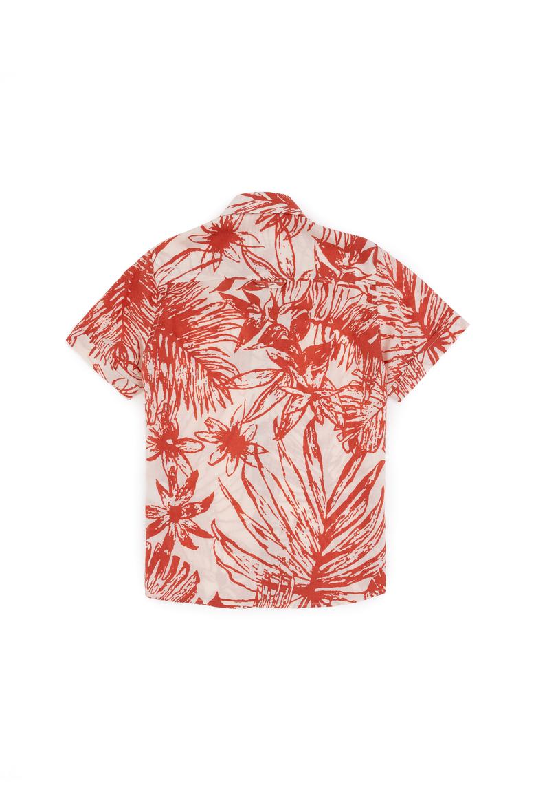 Erkek Çocuk Pudra Kısa Kollu Gömlek - 50283856019