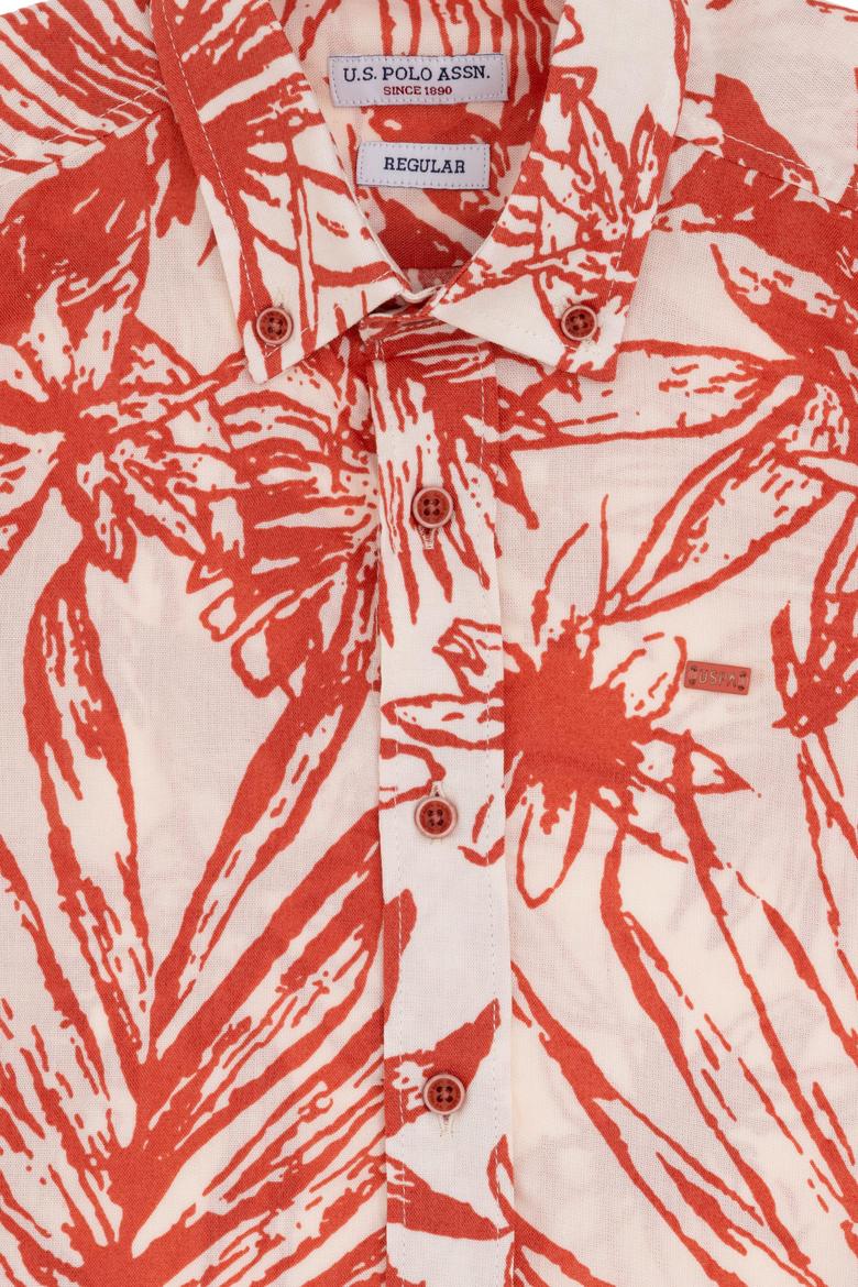 Erkek Çocuk Pudra Kısa Kollu Gömlek - 50283856019