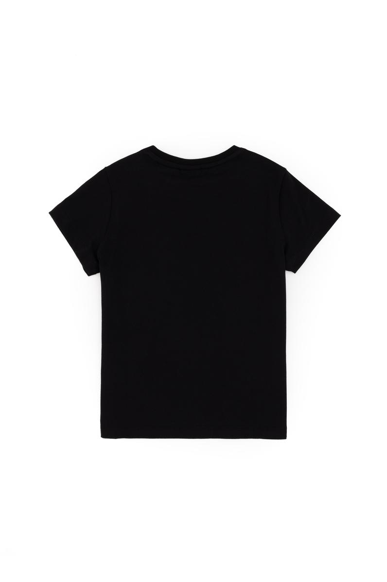 Erkek Çocuk Siyah Bisiklet Yaka Tişört