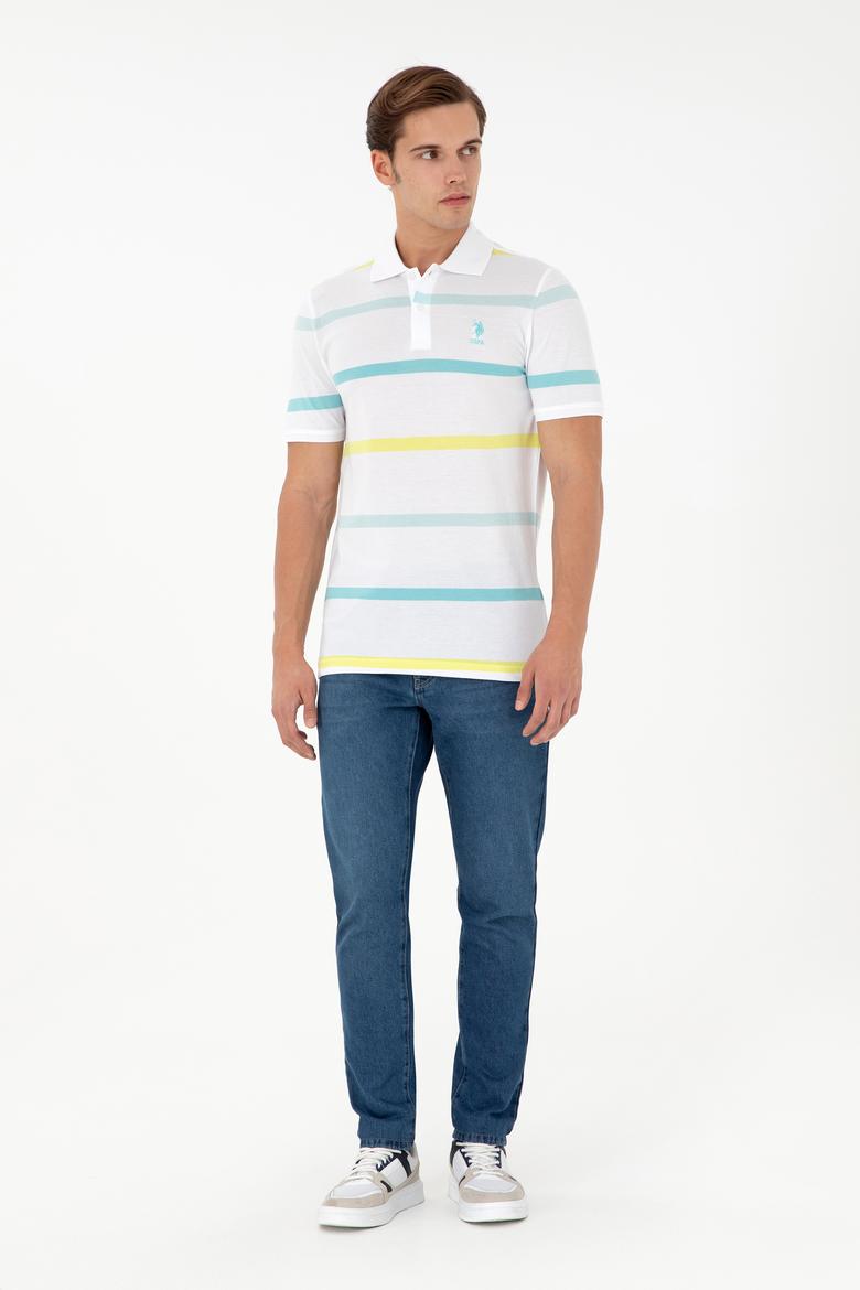 Erkek Oversize Fit Bisiklet Yaka Mint Tişört - 50281839049