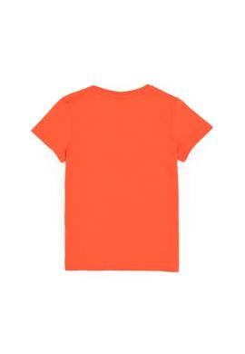 Erkek Çocuk Nar Çiçeği Basic Bisiklet Yaka Tişört - 50279614119