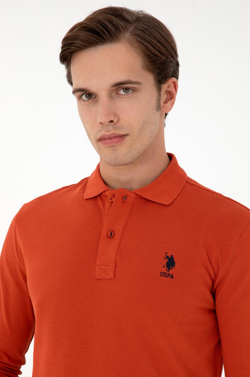 Erkek Kiremit Basic Sweatshirt