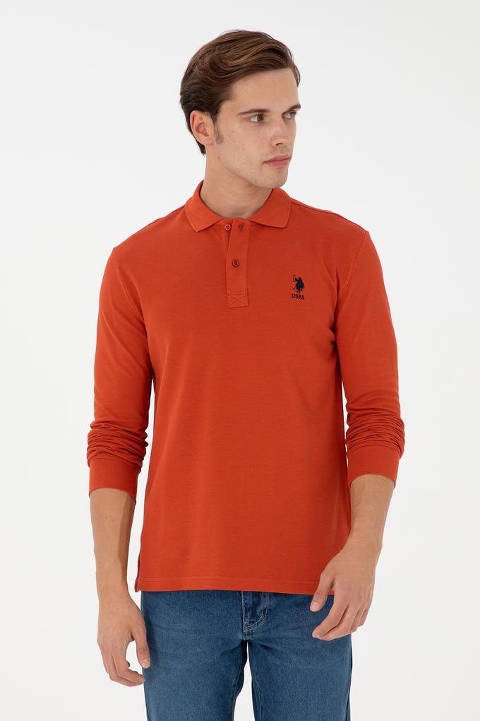 Erkek Kiremit Basic Sweatshirt